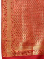 Zari Jaal Woven Handloom Saree