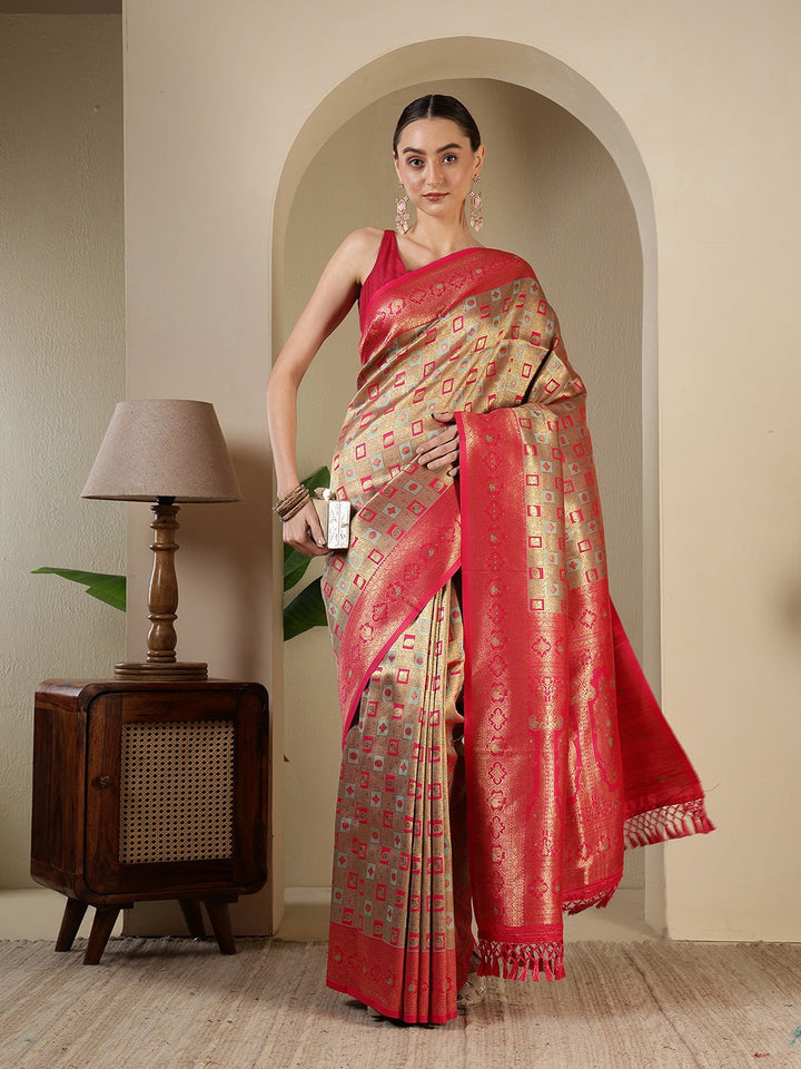 Woven Design Art Silk Saree