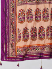 Bandhani Printed Art Silk Woven Saree