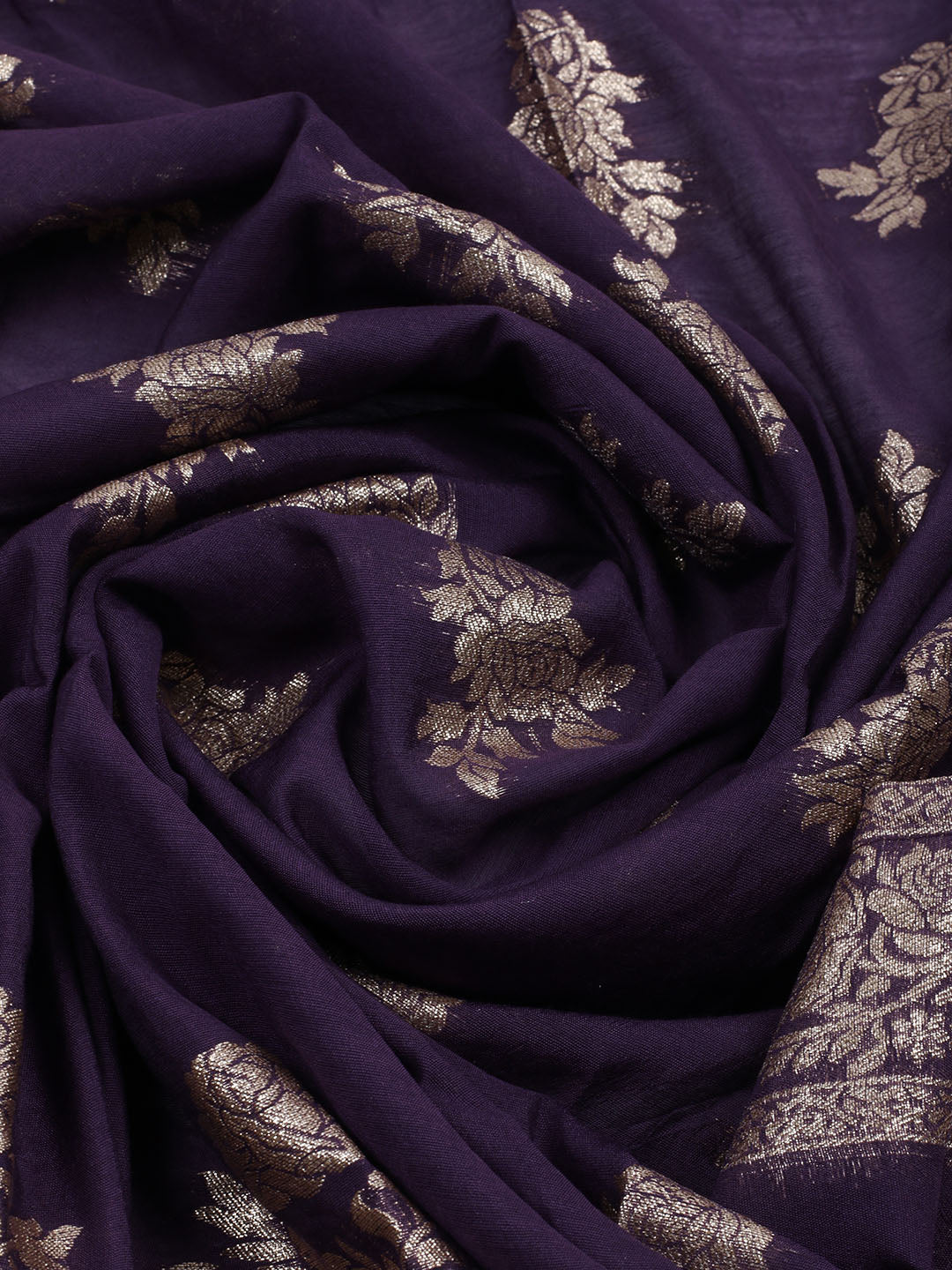 Neck Embroidered Cotton Blend Unstitched Suit With Dupatta