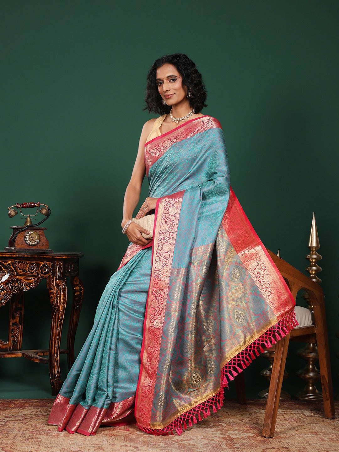 Woven Design Art Silk Saree