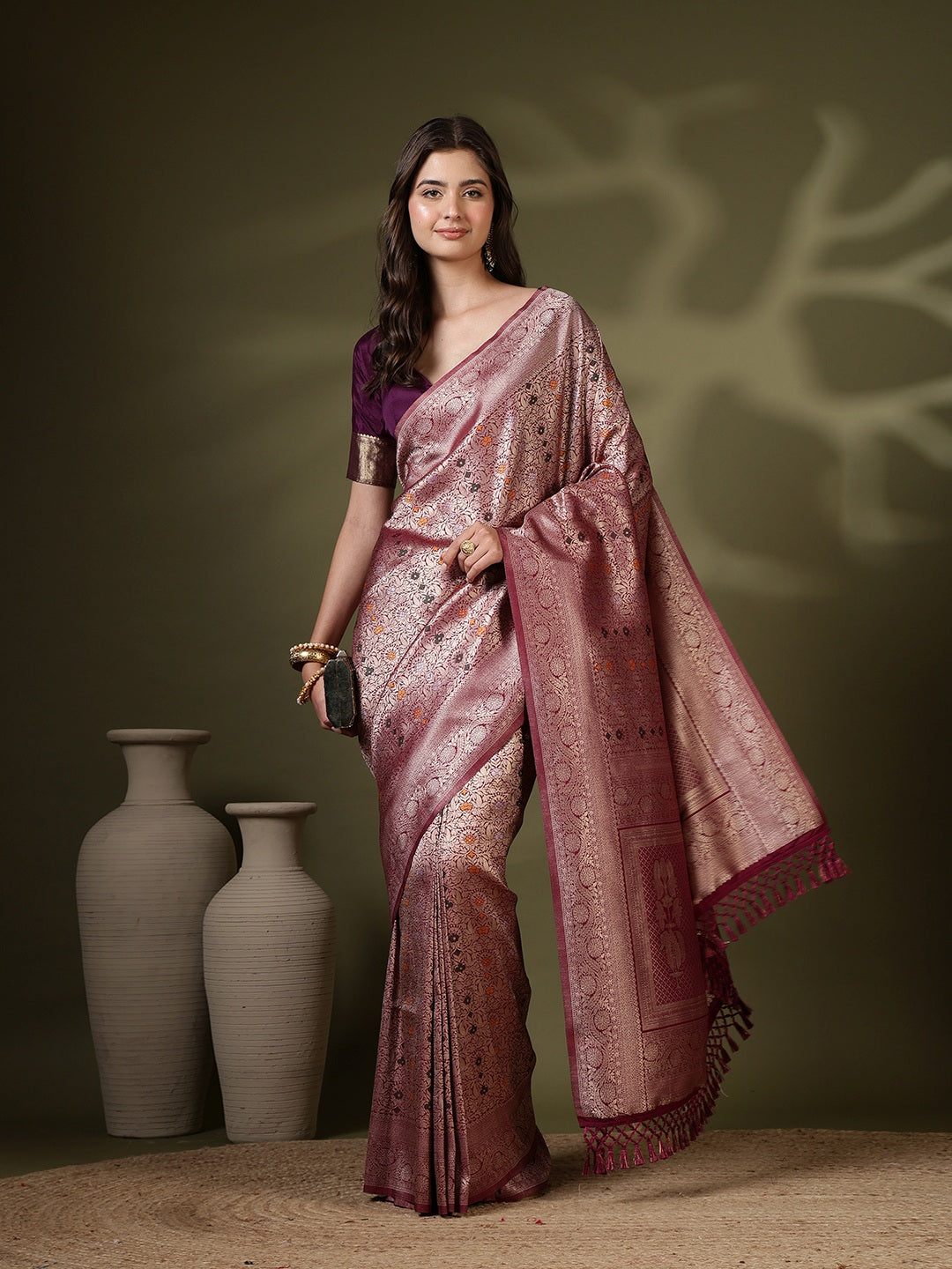 Woven Design Art Silk Saree