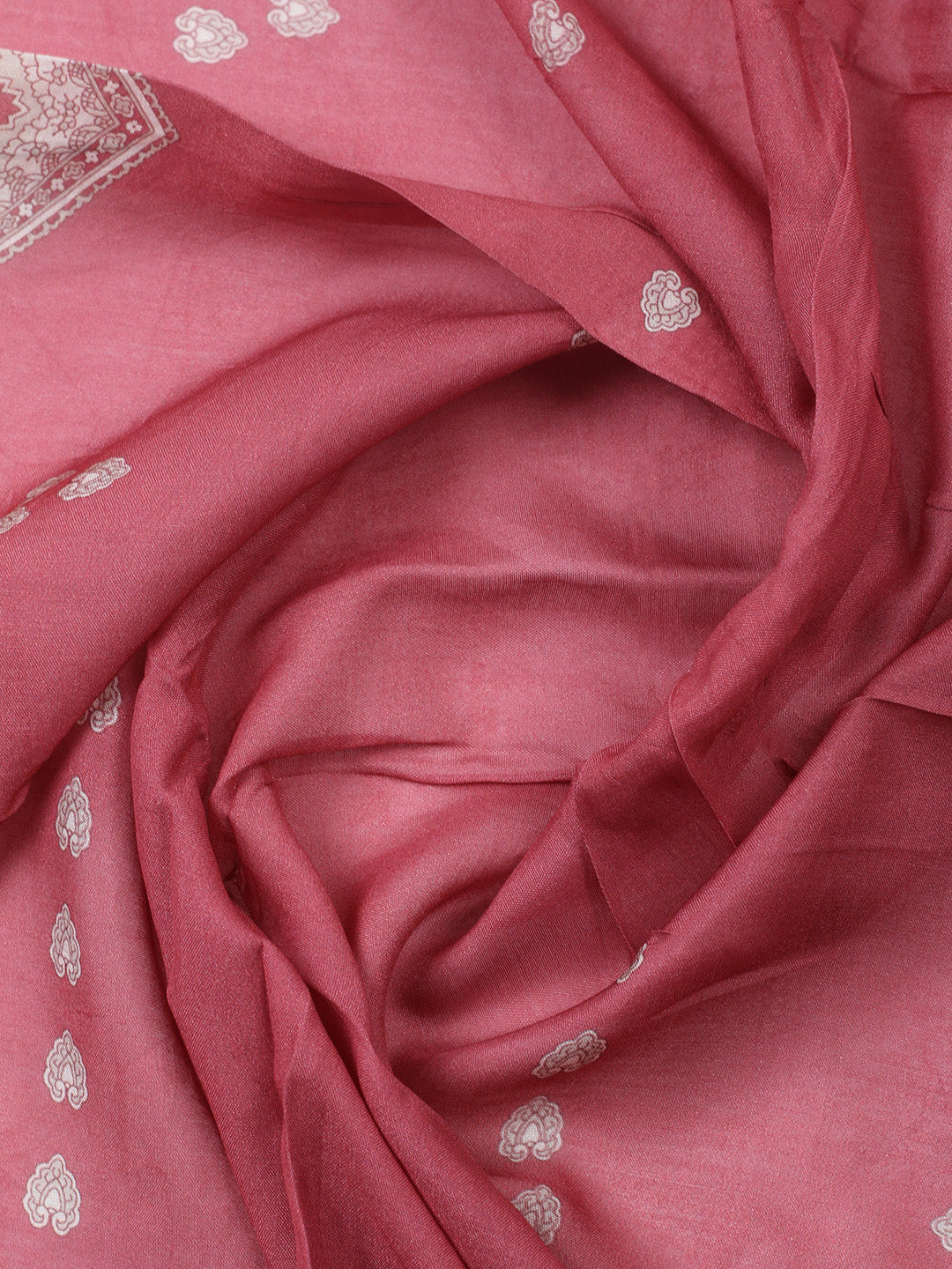 Embroidered Muslin Unstitched Suit With Pant &amp; Dupatta