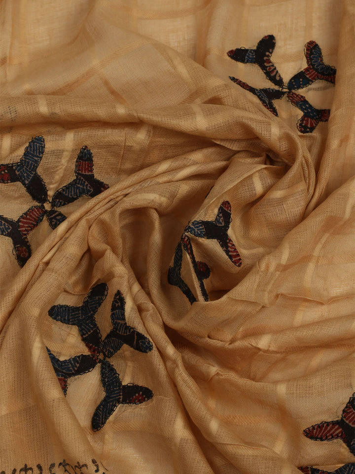 Printed Cotton Unstitched Suits Printed Suit With Pant &amp; Dupatta