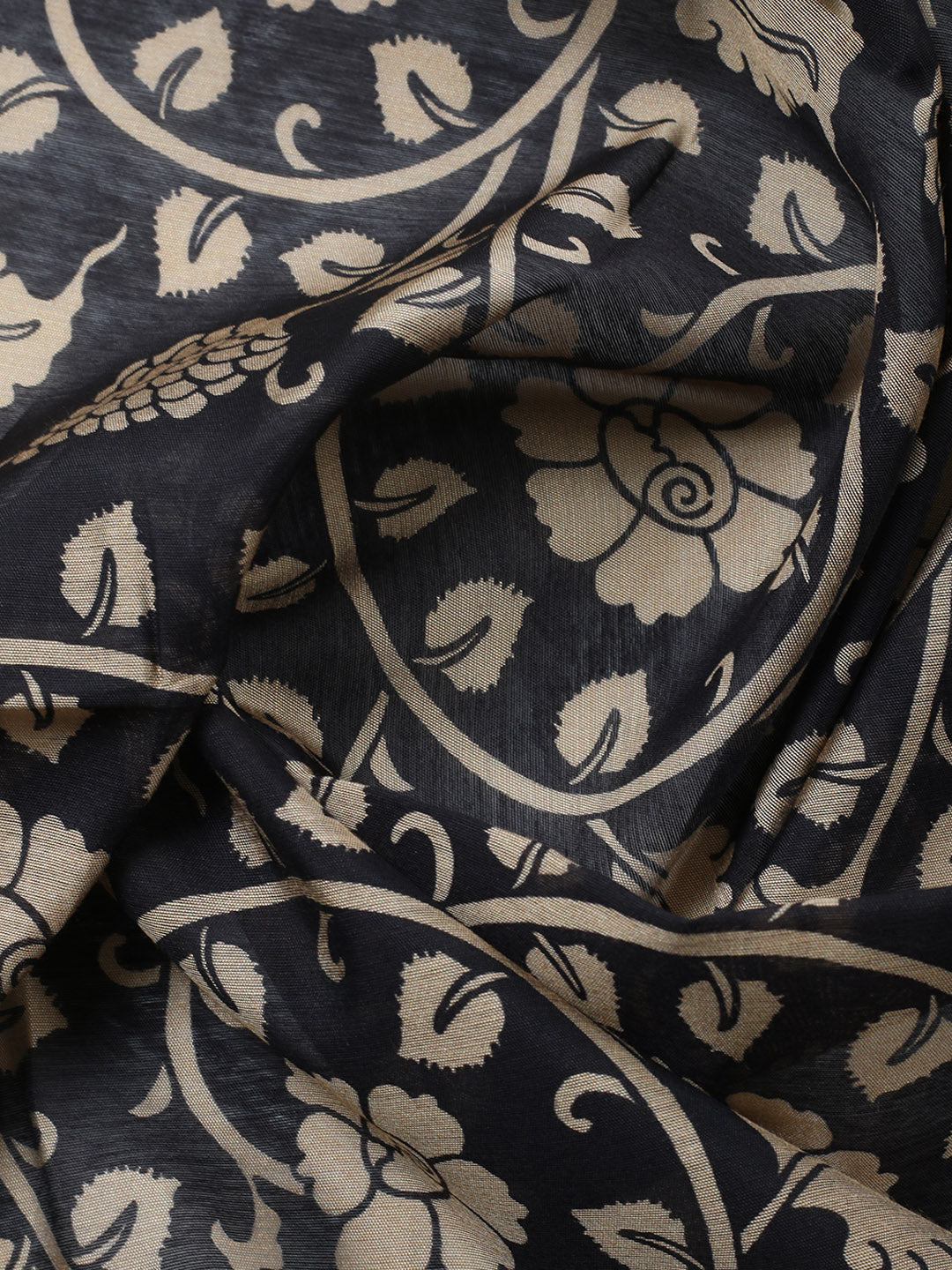 Printed Cotton Blend Unstitched Suit With Pant &amp; Dupatta