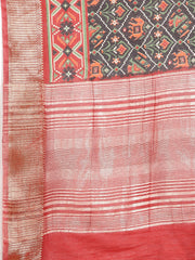 Floral Printed Art Silk Woven Saree