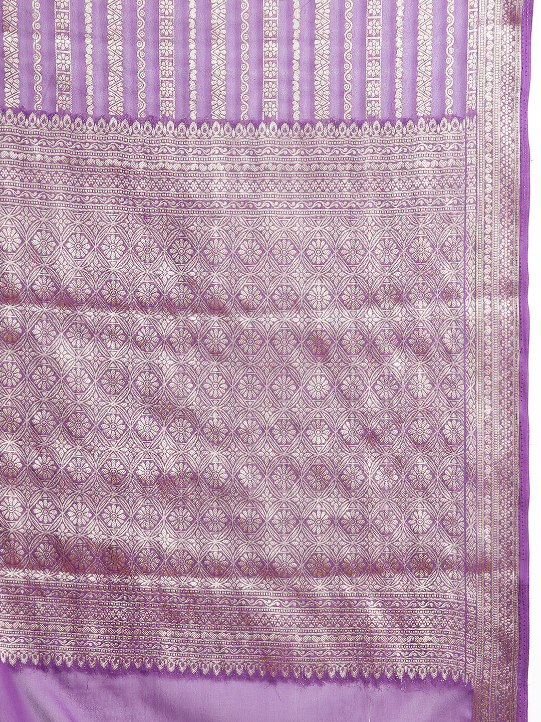 Zari Border Woven Georgette Saree