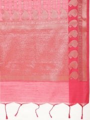 Zari Jaal Woven Cotton Saree