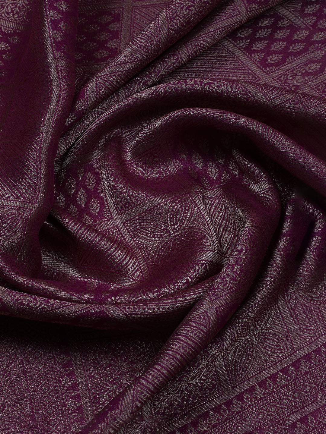 Kanjeevaram Chanderi Unstitched Suit With Dupatta