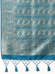 Zari Jaal Woven Handloom Saree