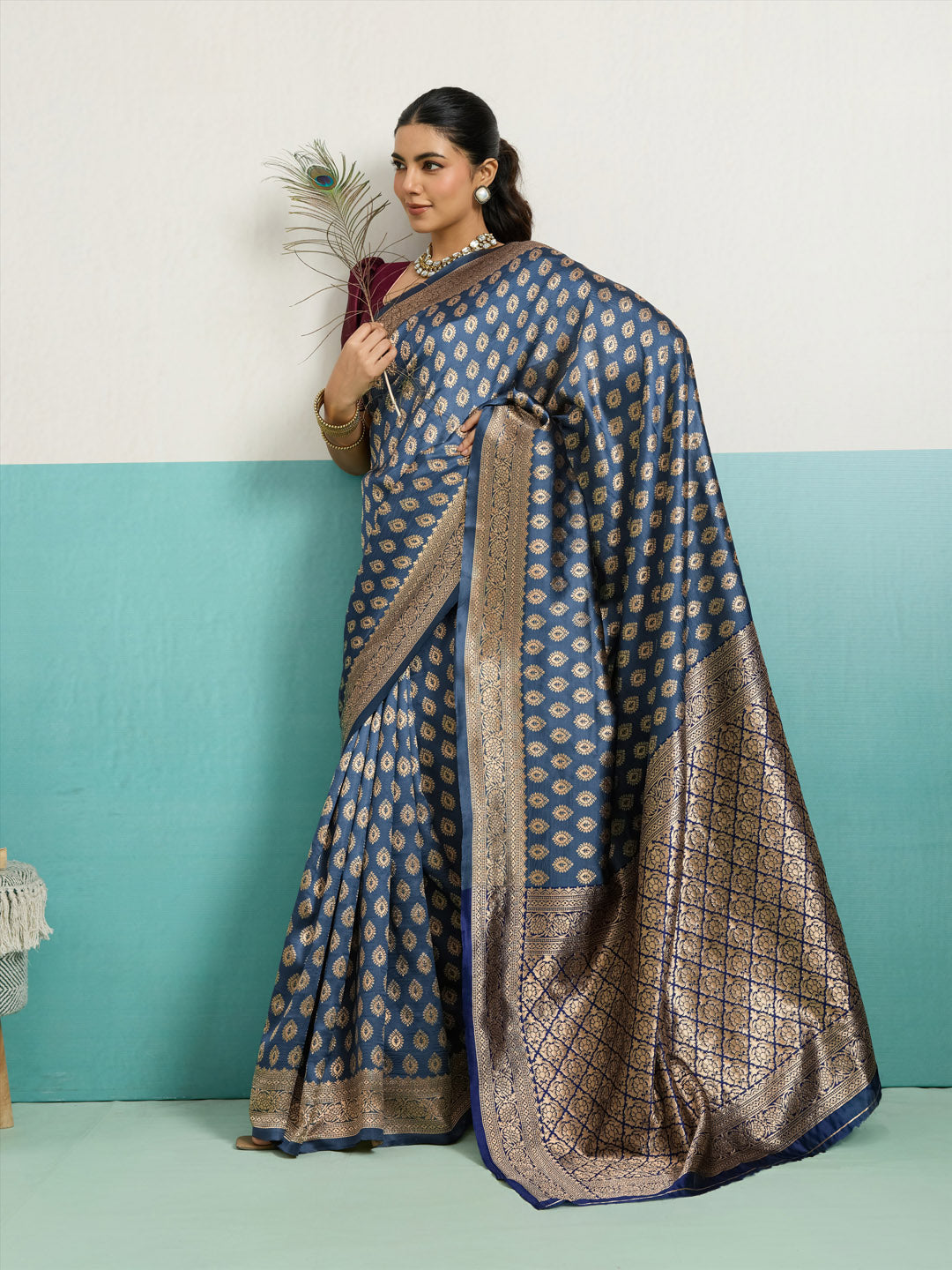 Woven Design Art Silk Saree