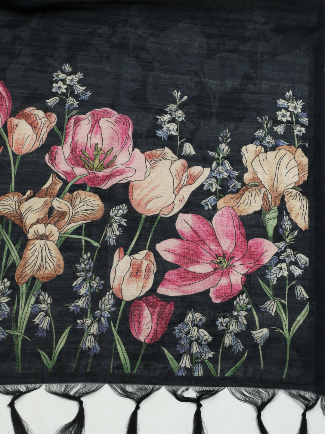 Printed Tussar Saree