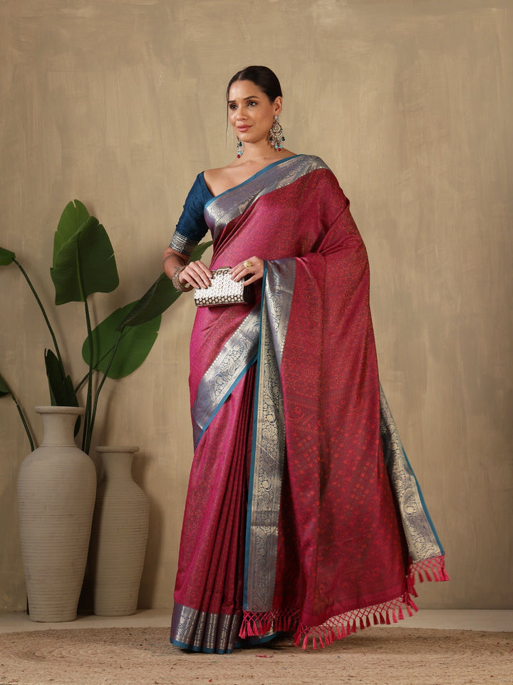 Woven Design Art Silk Saree