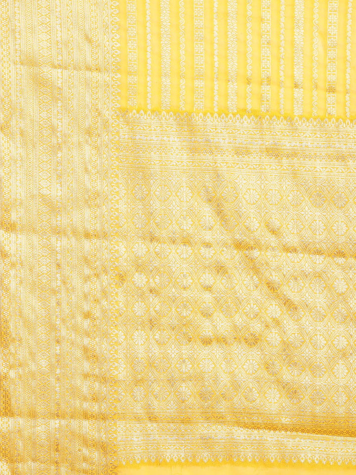 Zari Border Woven Georgette Saree