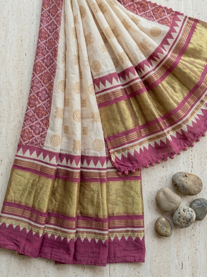 Embroidered Art Silk Unstitched Suit With Pant &amp; Dupatta