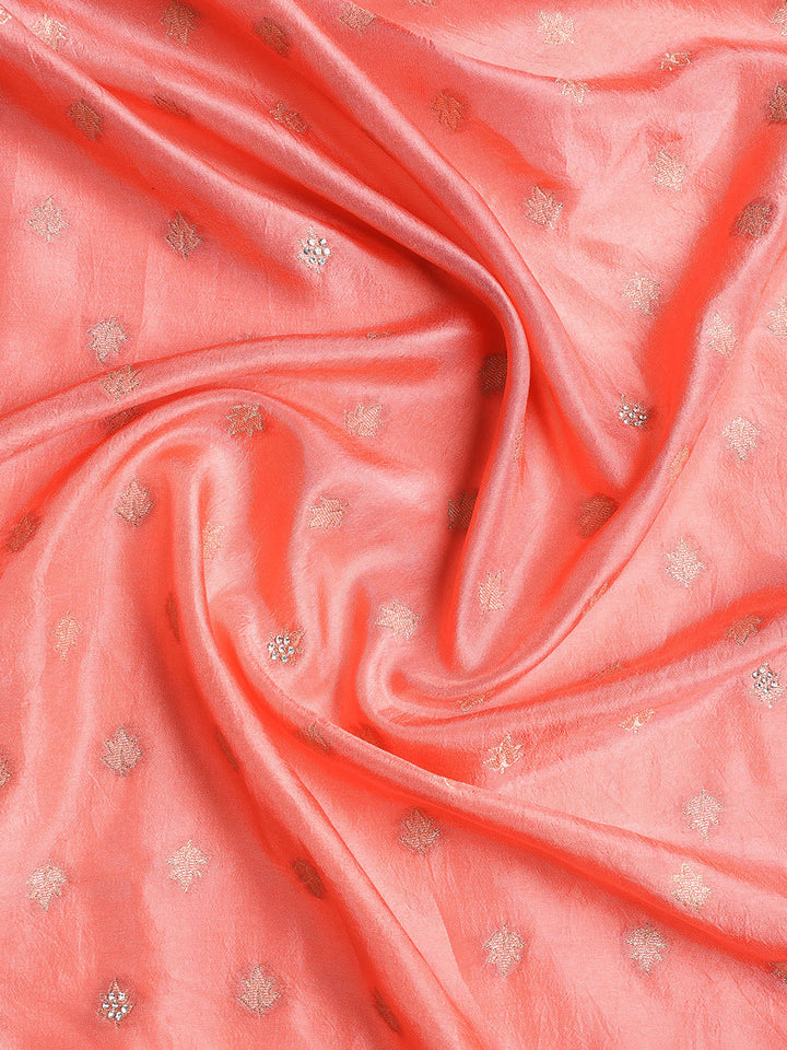 Banarasi Art Silk Unstitched Suit With Dupatta