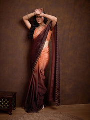 Stone Jaal Georgette Saree