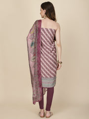 Printed Muslin Unstitched Suit Piece With Dupatta