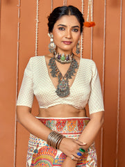 Printed Art Silk Saree