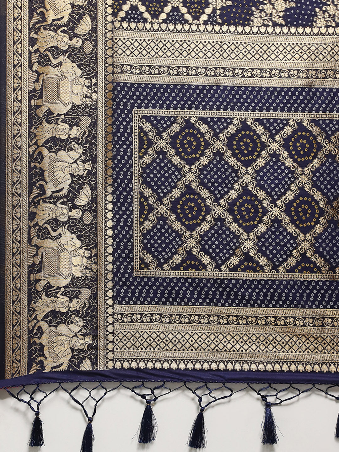 Zari Jaal Art Silk Woven Saree