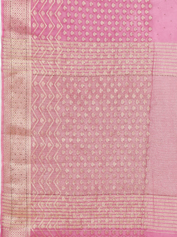 Stone Booti Woven Chiffon Saree