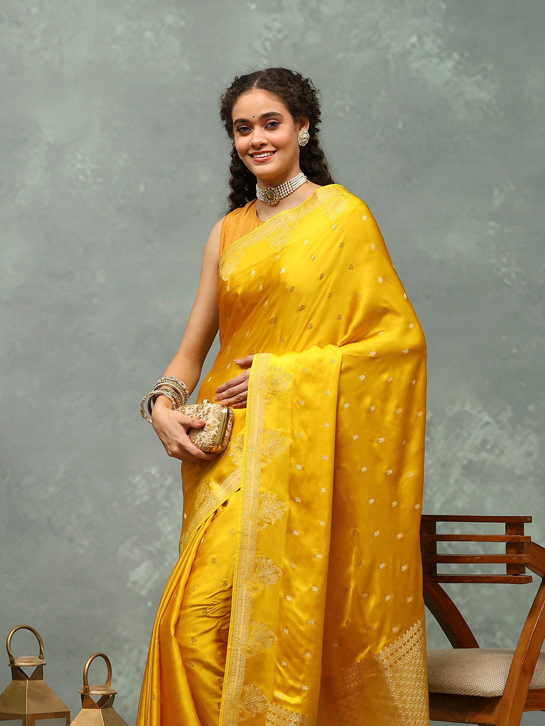 Woven Border Art Silk Saree