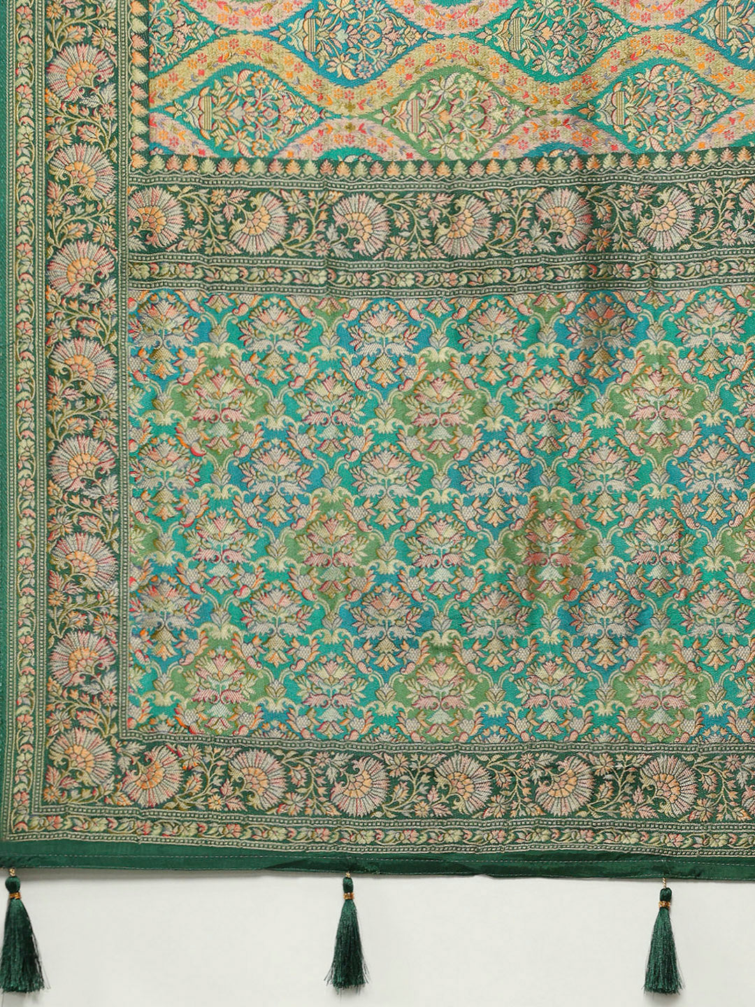 Zari Jaal Georgette Woven Saree