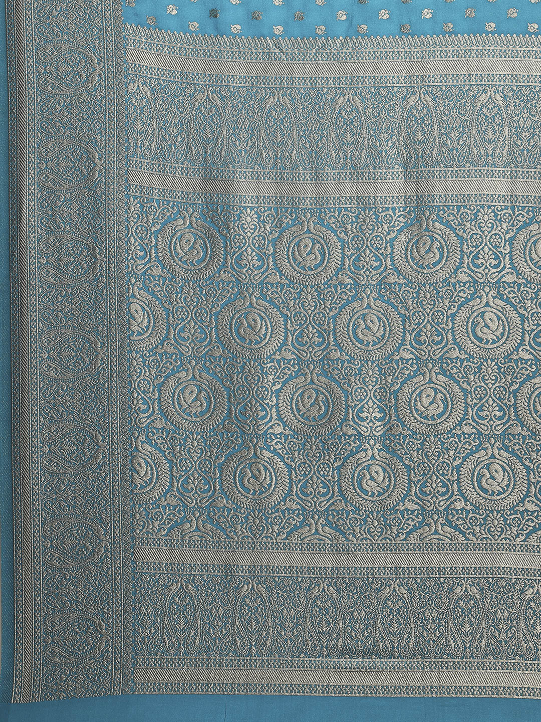 Zari Jaal Woven Art Silk Saree