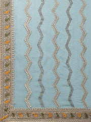 Embroidery Border Organza Saree