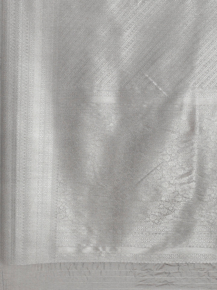 Zari Jaal Brocade Handloom Woven Saree