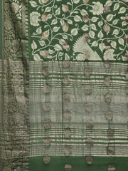 Patola Zari Border Printed Cotton Blend Woven Saree