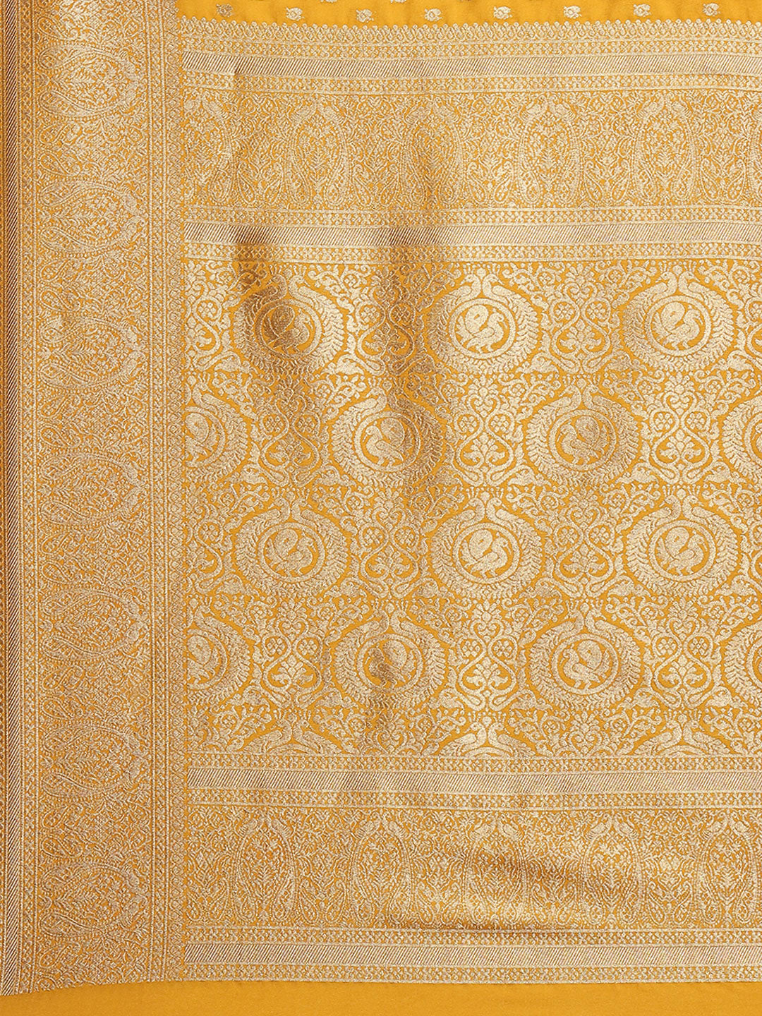 Zari Jaal Woven Art Silk Saree