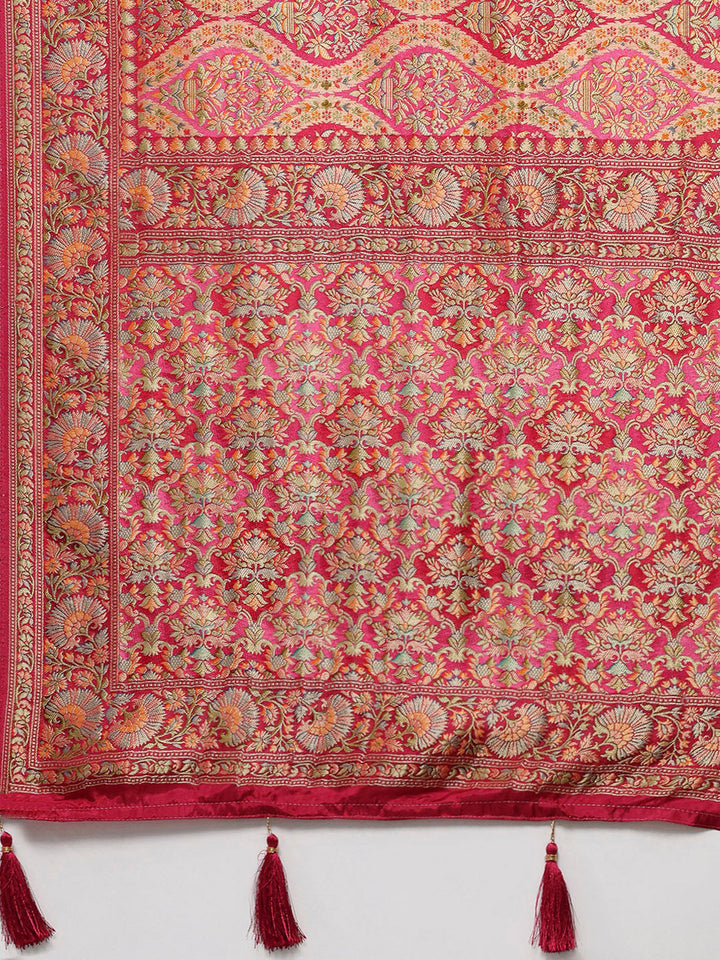 Zari Jaal Georgette Woven Saree