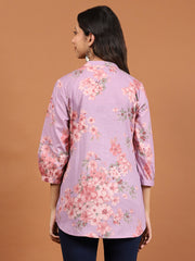 Printed Cotton Blend Kurta