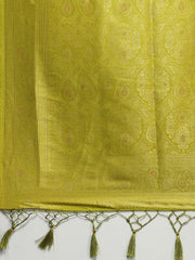 Zari Border Woven Art Silk Saree