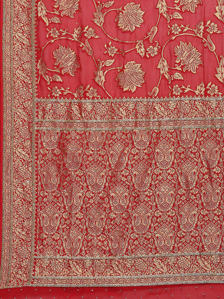 Khaddi Woven Banarasi Saree