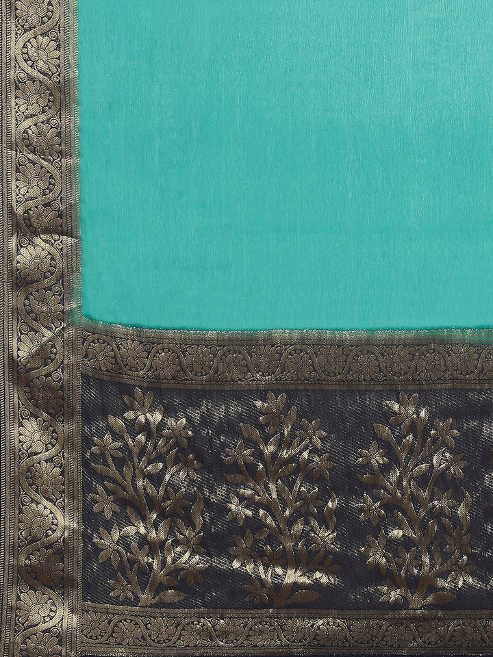 Zari Border Woven Art Silk Saree