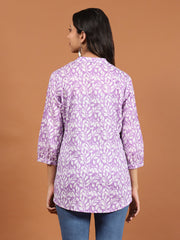 Printed Cotton Blend Kurta