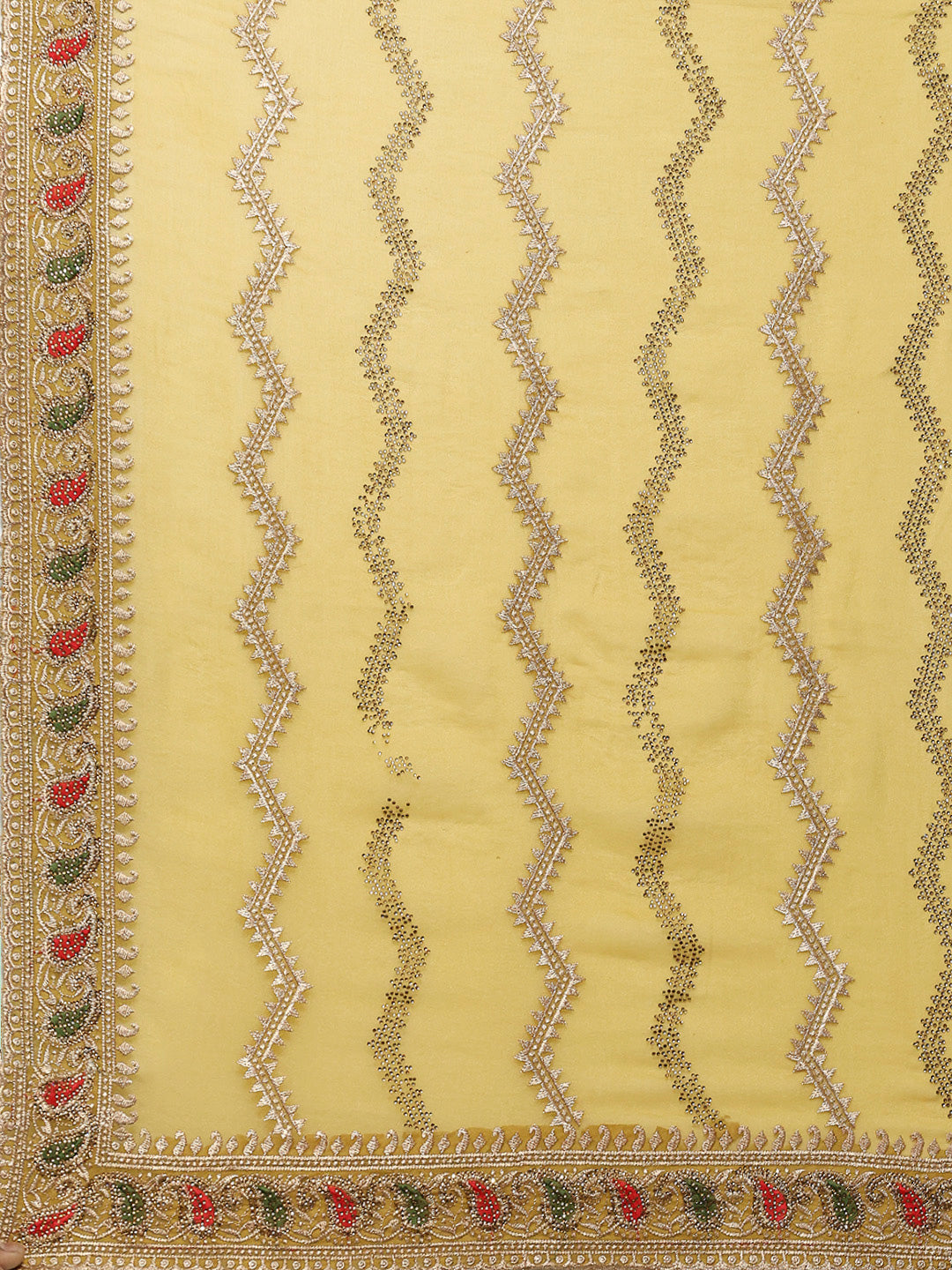 Embroidery Border Organza Saree