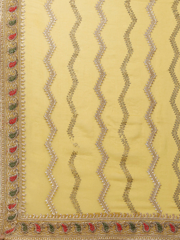 Embroidery Border Organza Saree
