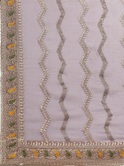 Embroidery Border Organza Saree