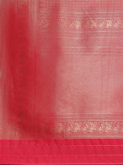 Zari Border Woven Art Silk Saree