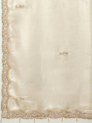 Sequence Embroidery Tissue Saree