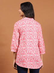 Printed Cotton Blend Kurta