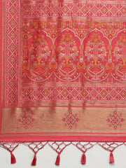 Zari Jaal Woven Art Silk Saree