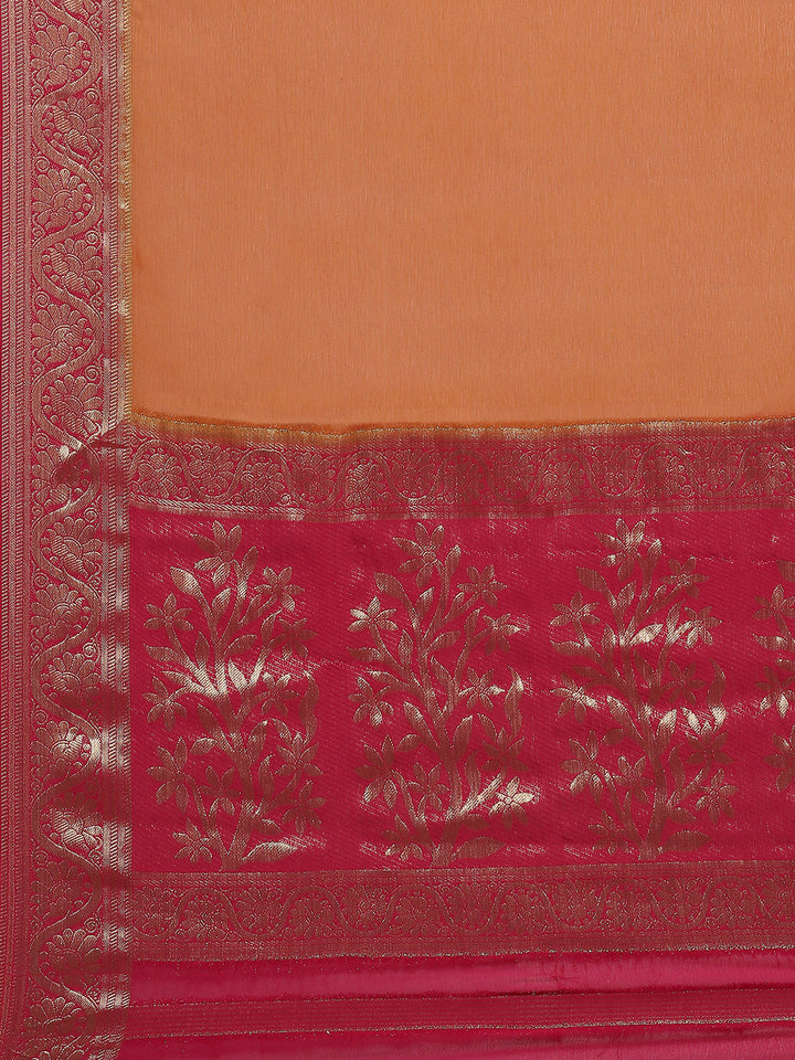 Zari Border Woven Art Silk Saree