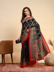 Digital Printed Art Silk Saree