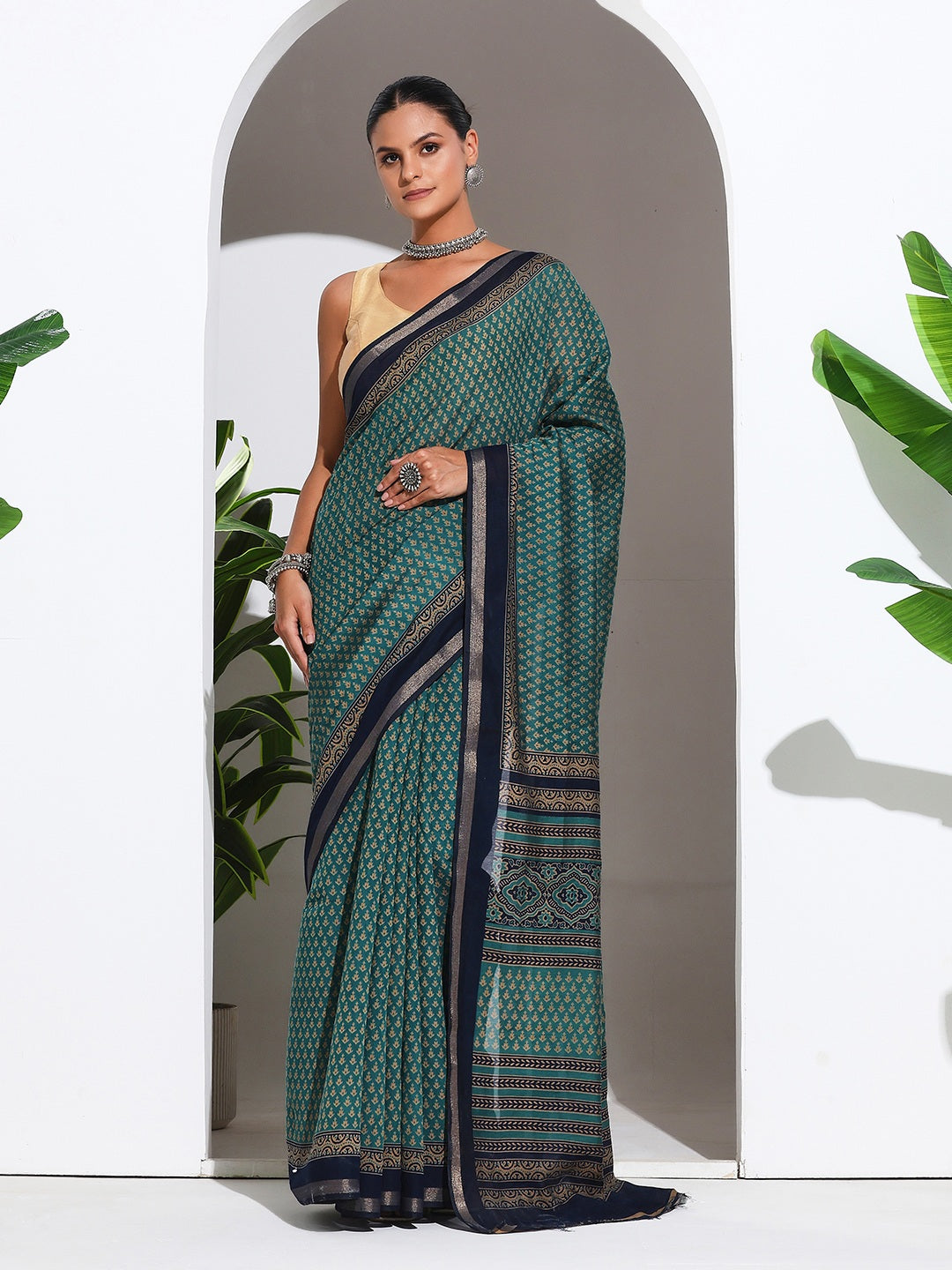 Digital Printed Art Silk Saree
