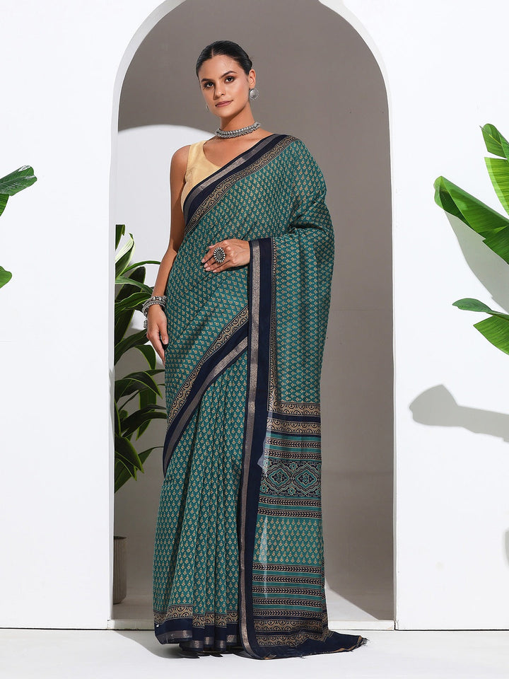 Digital Printed Art Silk Saree