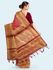 Zari Jaal Art Silk Woven Saree